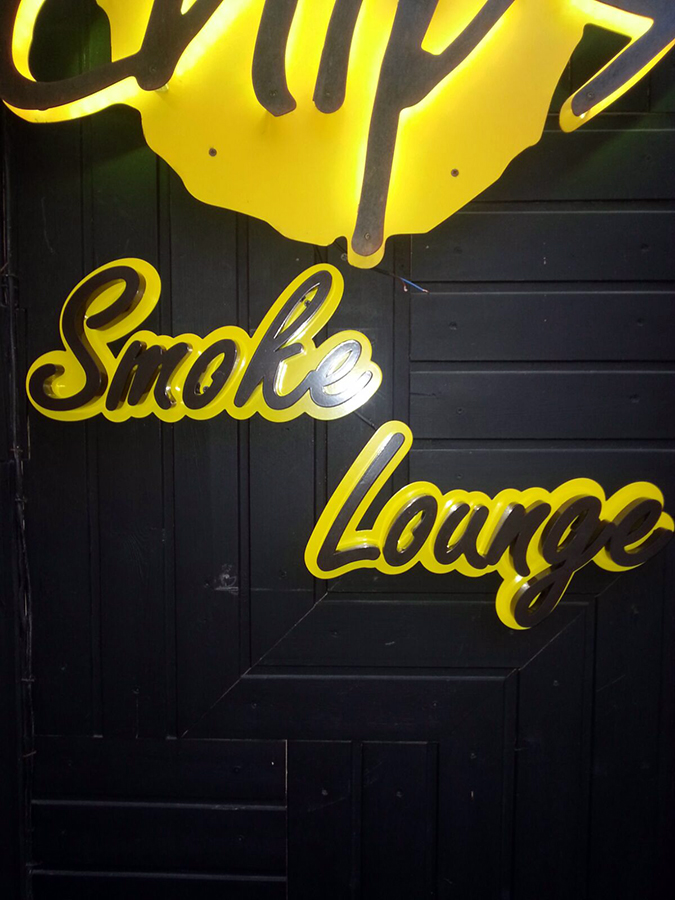 Вывеска для CHIPS Smoke Longue 2 Вывеска для CHIPS Smoke Longue